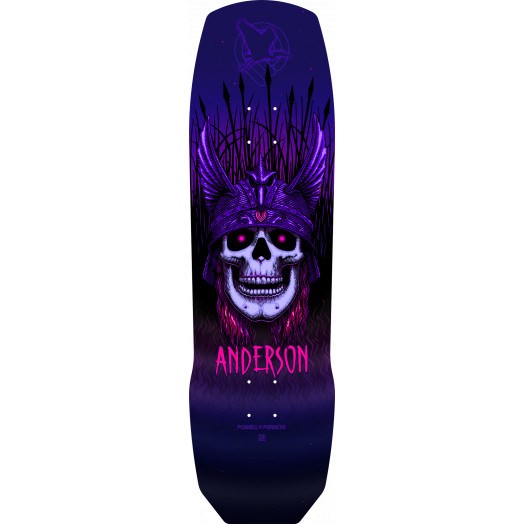 Powell Peralta - Andy Anderson Heron Skull Purple Deck