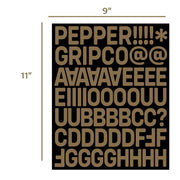 Pepper Grip - Alphanumeric Custom Grip Kit