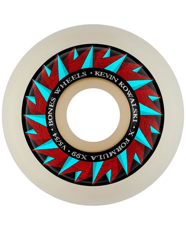BONES WHEELS X-Formula Skateboard Wheels Kowalski Against the Grain V5 Sidecut 99A