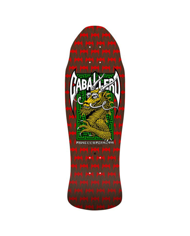 Powell Peralta - Steve Caballero Street Reissue Skateboard Deck Red/Brown