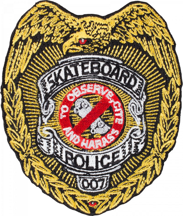 Powell Peralta - Skateboard Police Patch