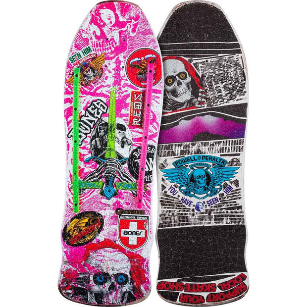 Powell Peralta - PUZZLE SKULL AND SWORD GEEGAH HOT PINK