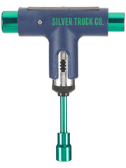 Silver Ratchet Tool - Blue/Green