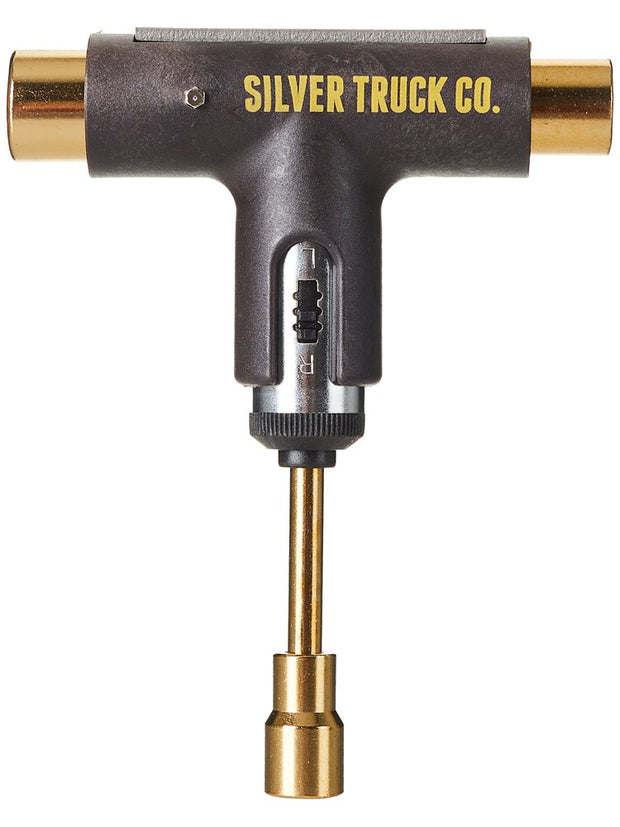 Silver Ratchet Tool - Brown/Gold